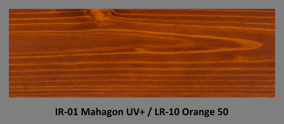 IR-01 Mahagon UV+ & LR-10 Orange 50