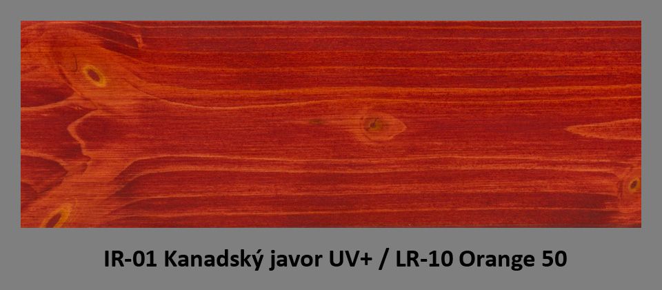 IR-01 Kanadský Javor UV+ & LR-10 Orange 50