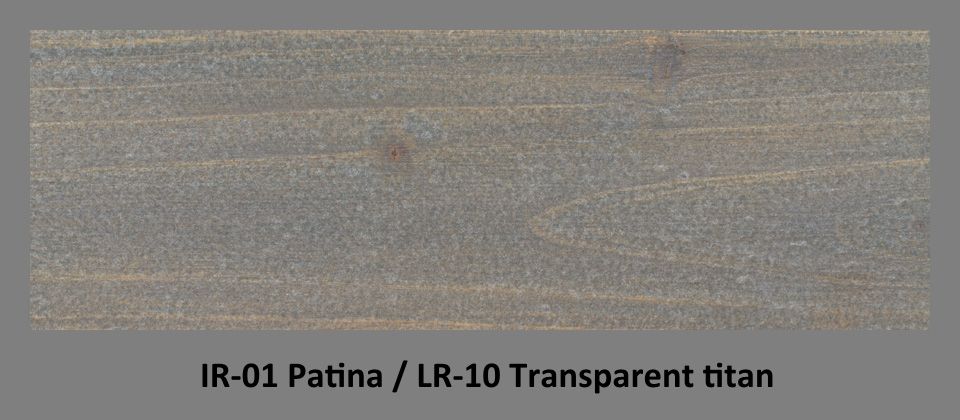 IR-01 Patina & LR-10 Transparent Titan