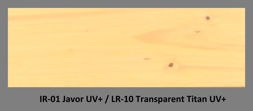 IR-01 Javor UV+ & LR-10 Transparent Titan UV+