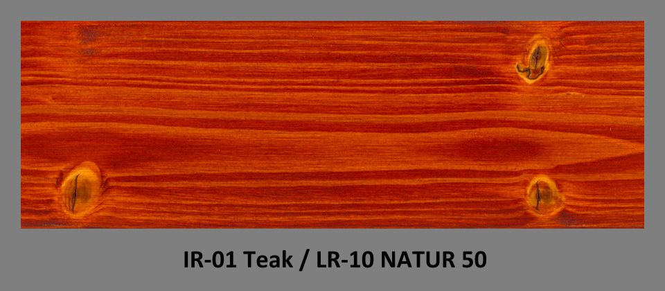 IR-01 Teak & LR-10 Natur 50