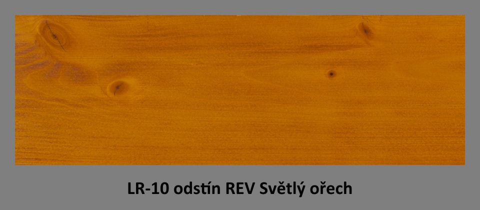 FOTO olejová lazura PLUS UV LR-10 v odstínu REV Světlý ořech