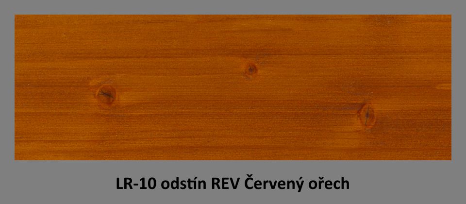 PLUS UV penetrační lazura LR-10 - odstín REV Červený ořech