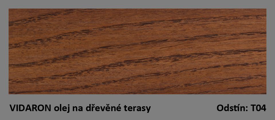 VIDARON olej na dřevěné terasy T04