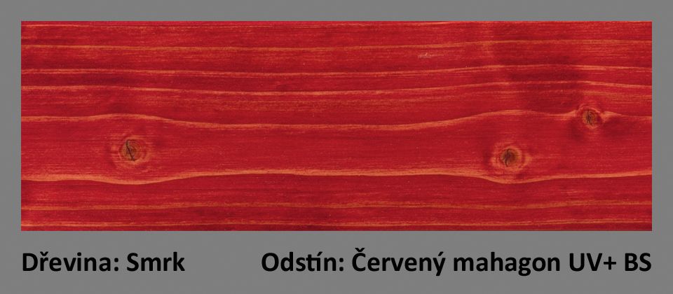 BSP napouštěcí olej - odstín: Červený mahagon UV+ BS