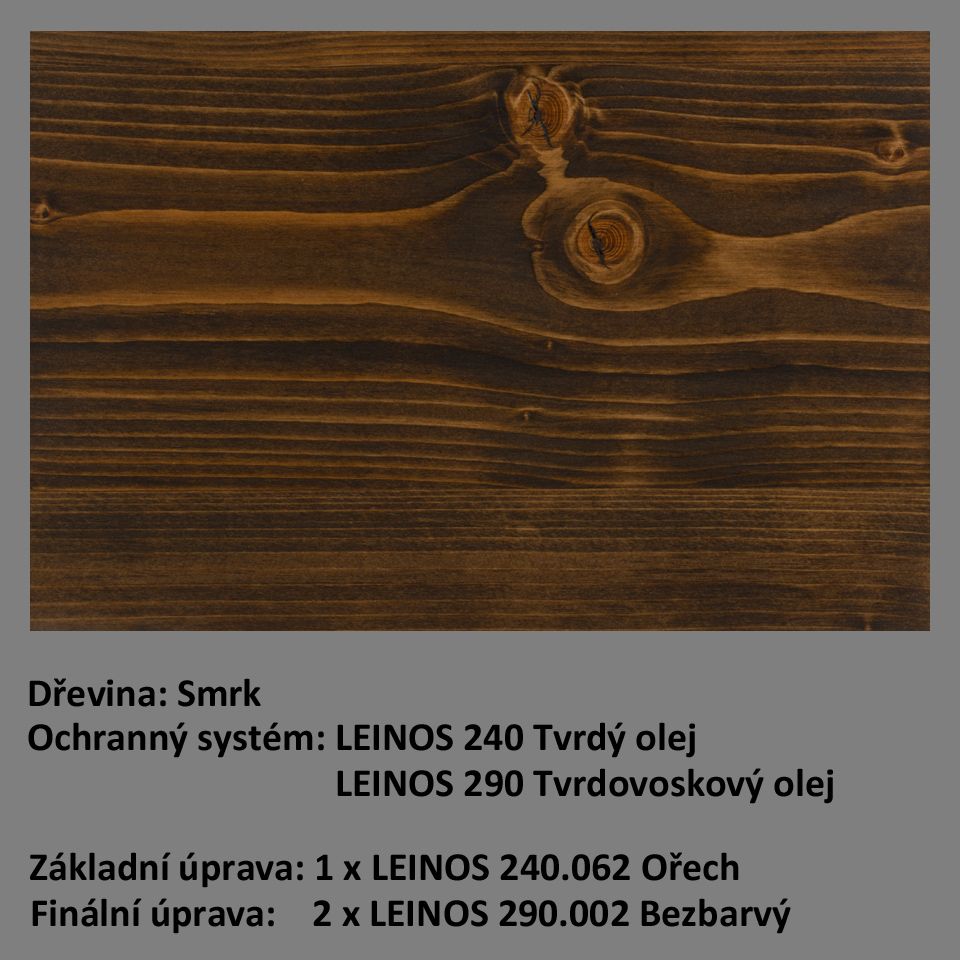 Vzorník LEINOS 240 - varianta 062 Ořech