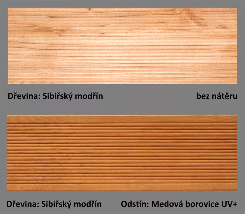 PLUS UV terasový olej T-60 - odstín Medova borovice UV+.