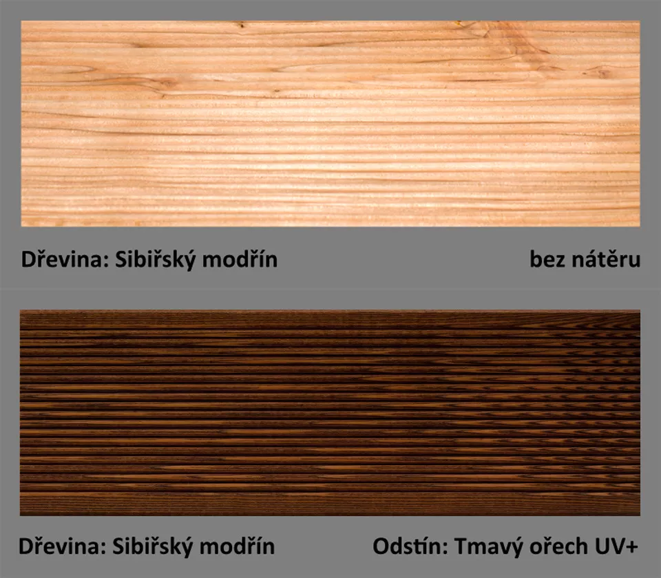 PLUS UV terasový olej T-60 - odstín Tmavy orech UV+.