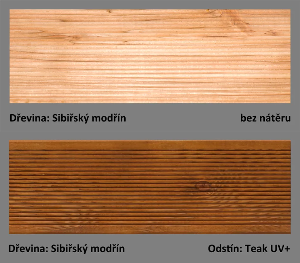 PLUS UV terasový olej T-60 - odstín Teak UV+.