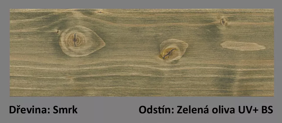 BSP napouštěcí olej - odstín: Zelená oliva UV+ BS