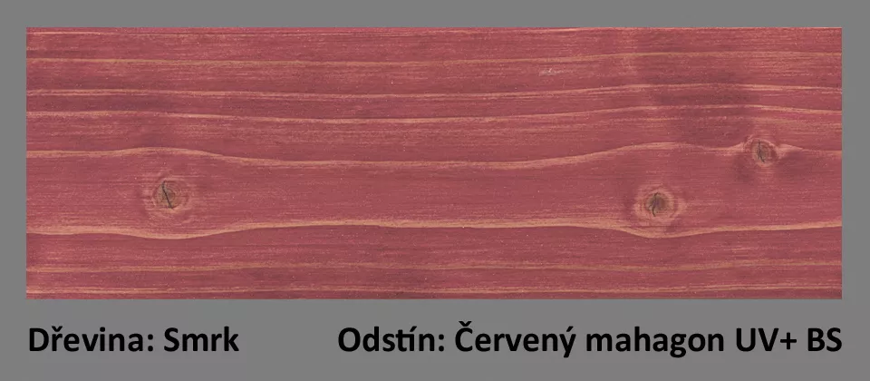 BSP napouštěcí olej - odstín: Červený mahagon UV+ BS