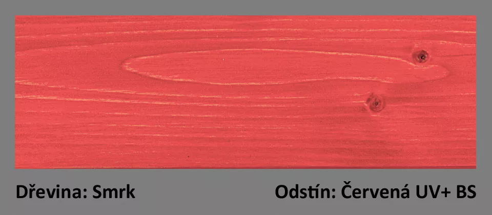 BSP napouštěcí olej - odstín: Červená UV+ BS