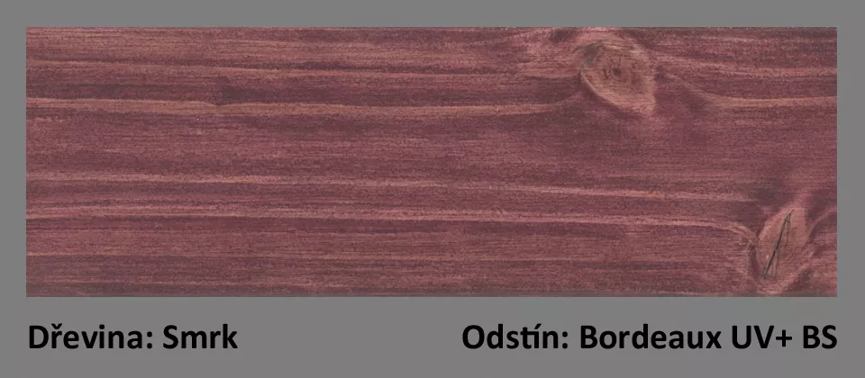 BSP napouštěcí olej - odstín: Bordeaux UV+ BS