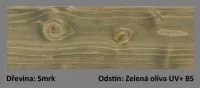 BSP napouštěcí olej - odstín: Zelená oliva UV+ BS