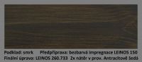 LEINOS olejová lazura na dřevo 260.733 Antracitově šedá