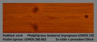 LEINOS 260 Venkovní olejová lazura (0,75L) - prvotřídní vrchní olejová lazura na dřevo - 022 Borovice