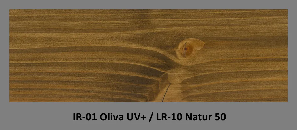 IR-01 Oliva UV+ & LR-10 Natur 50