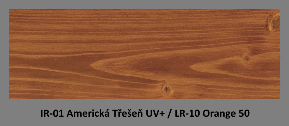 IR-01 Americká Třešeň UV+ & LR-10 Orange 50