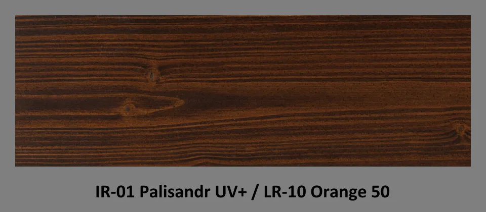 IR-01 Palisandr UV+ & LR-10 Orange 50