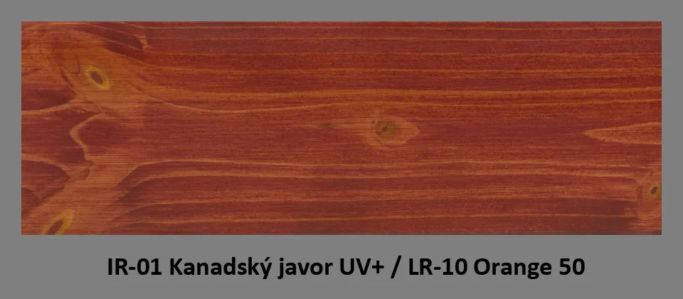 IR-01 Kanadský Javor UV+ & LR-10 Orange 50