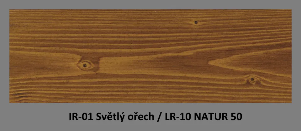 IR-01 Světlý ořech & LR-10 Natur 50