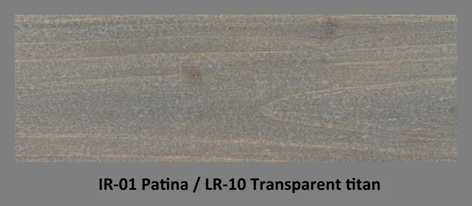 IR-01 Patina & LR-10 Transparent Titan