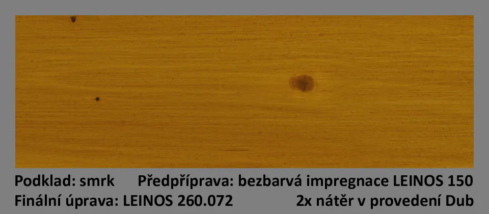 LEINOS olejová lazura na dřevo 260.072 Dub