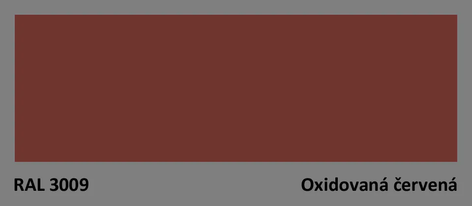 PLUS PUR 20 - antikorozní polyuretanová barva (10L) - barva na plechové střechy, barva na kov v exteriéru i interiéru - RAL 3009 - Oxidovaná červená Barvy PLUS