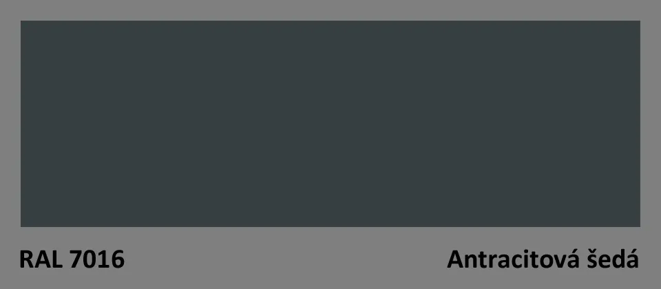 PLUS PUR 20 - antikorozní polyuretanová barva (10L) - barva na plechové střechy, barva na kov v exteriéru i interiéru - RAL 7016 - Antracitová šedá Barvy PLUS