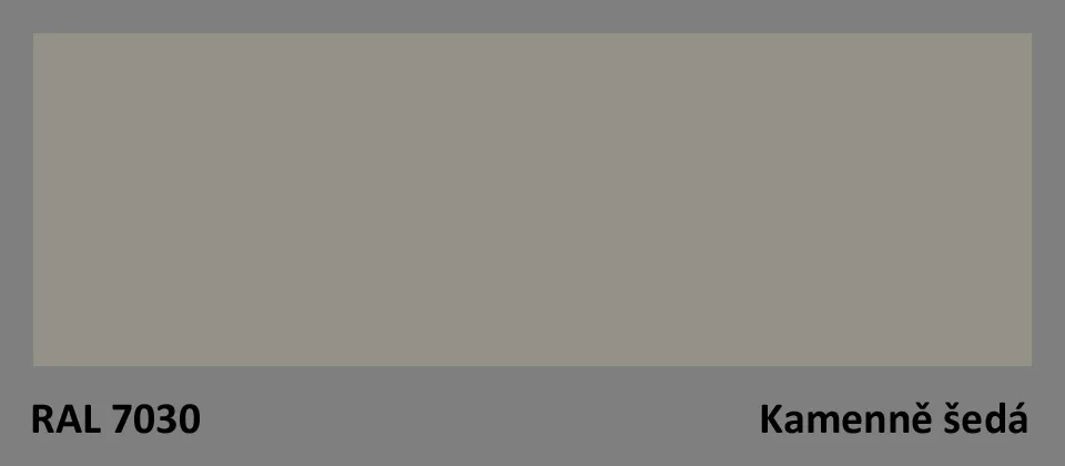 RAL 7030 Kamenně šedá (Stone Grey)