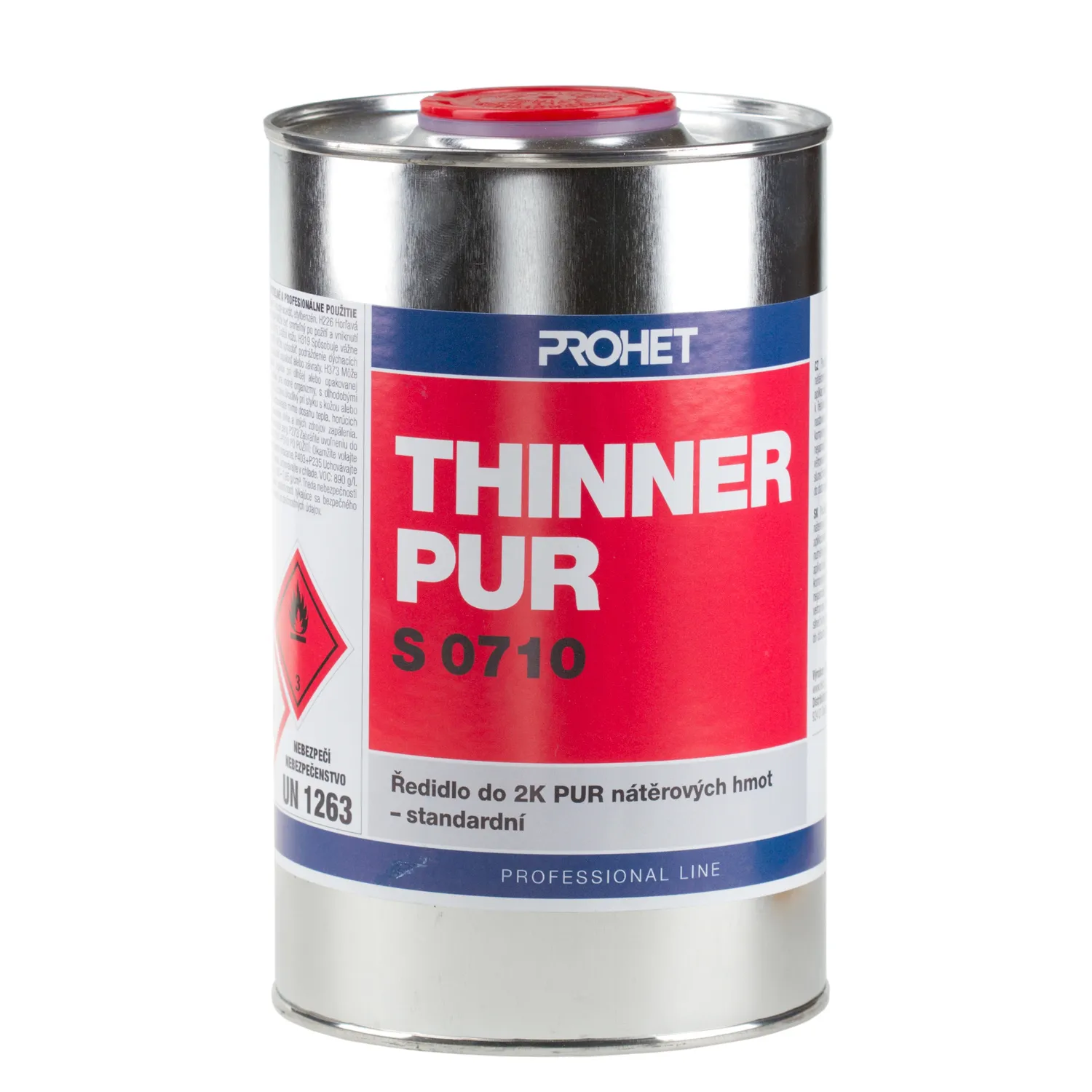 PUR S 0710 (0,8kg) - standardní ředidlo do 2K PUR barev