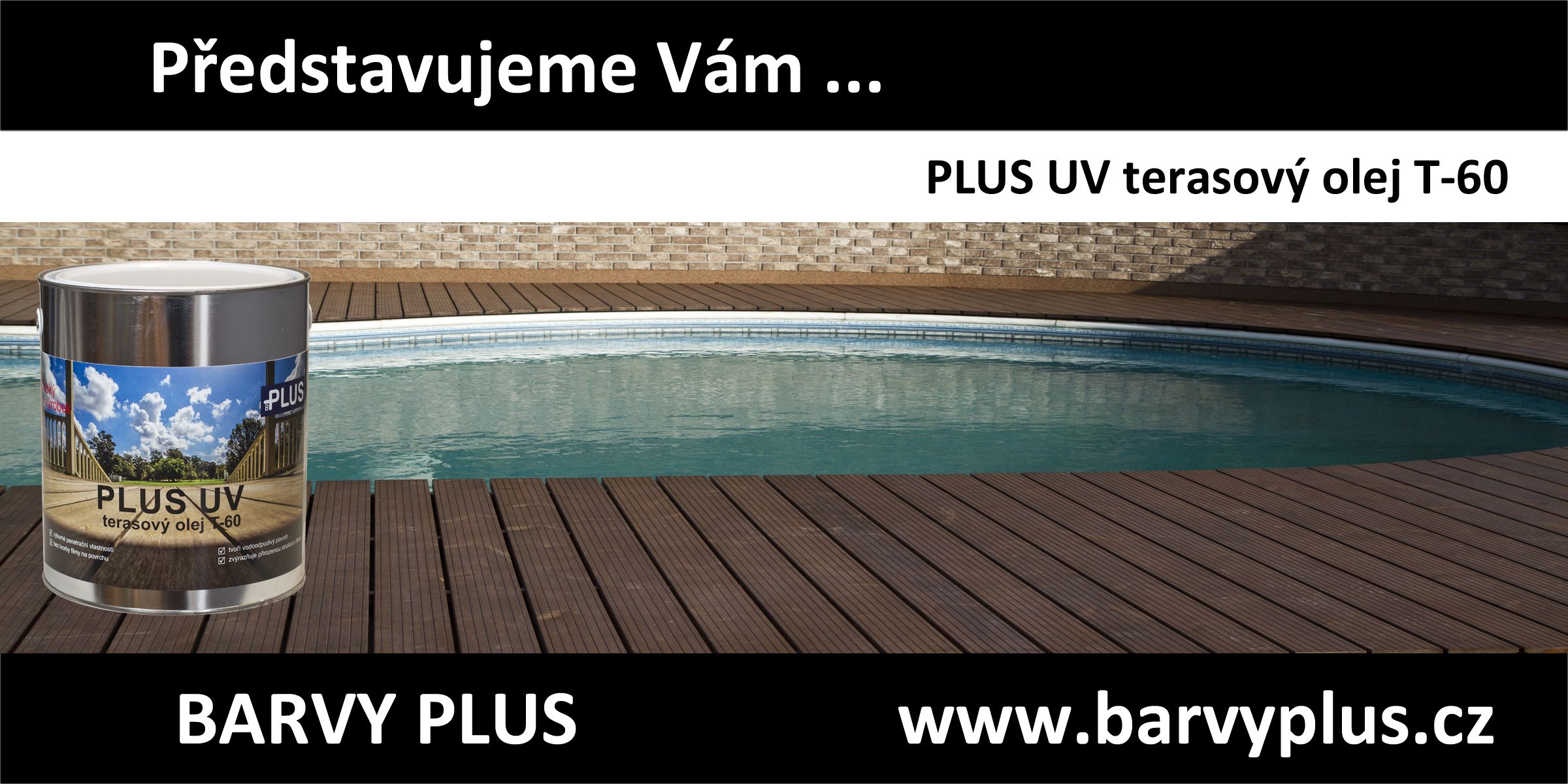 PLUS UV terasový olej T-60